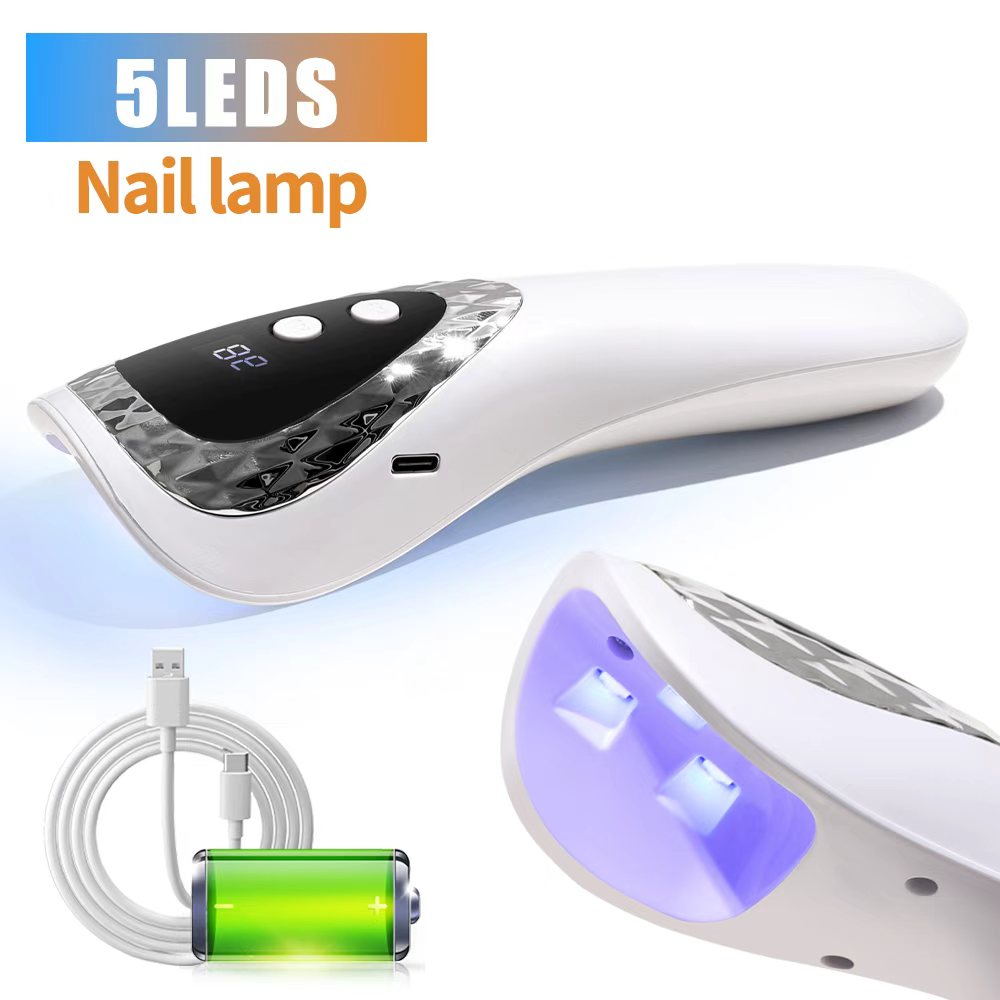 Uv Led Lamp Printer - ハンドヘルド UV LED ランプ爪乾燥ランプ充電式ミニマニキュアランプネイルドライヤージェルポリッシュマニキュアツール用