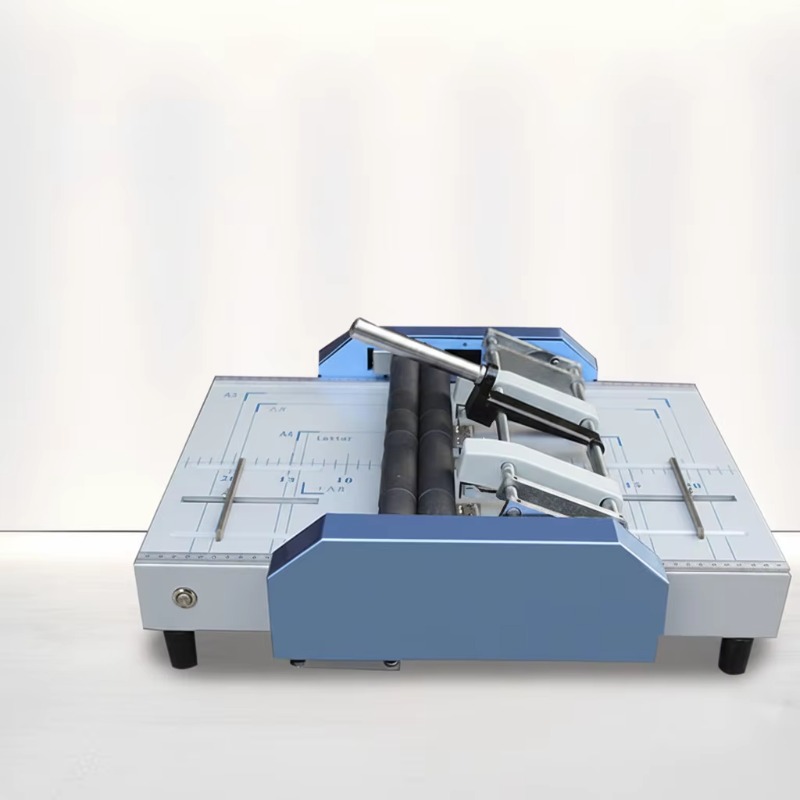 Commercial Printing Process - 工場供給A3用紙折りステープラー機、サドルステッチ電動一体型、紙加工印刷所業務用