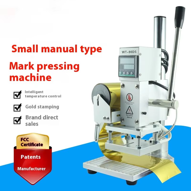 Foil Transfer Machine - ホットスタンピングマシン、レザー、ハンドホールドペーパークラフト、銅型、スタンプエンボス加工、エンボス加工、木製ロゴラベリング、ペーパーエンボス加工、300w