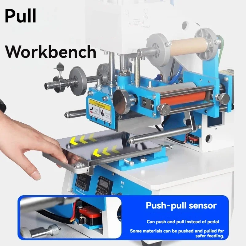 Foil Transfer Machine - BY5-1 ホットスタンプマシン – 商標/ロゴ、ノートのデボス加工とホットスタンプ、アルミ箔熱転写用