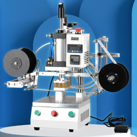 ホットスタンプ商標パターンロゴエンボス加工空気圧式ホットフォ - Foil Transfer Machine のレビューと価格