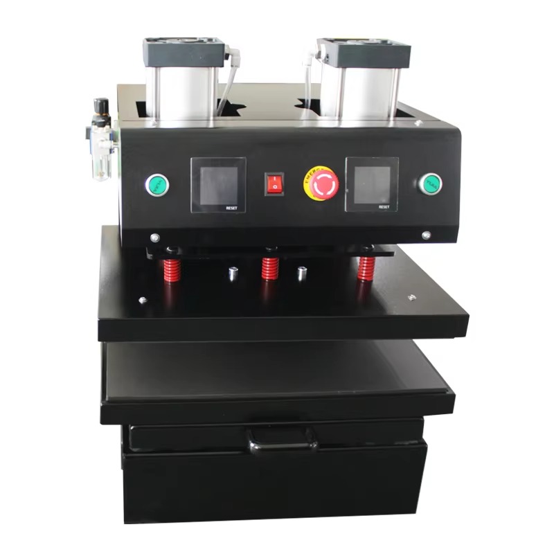高品質自動空気圧プレス印刷機、衣類・繊維DIYパターン作成、 - Commercial Printing Process のレビューと価格