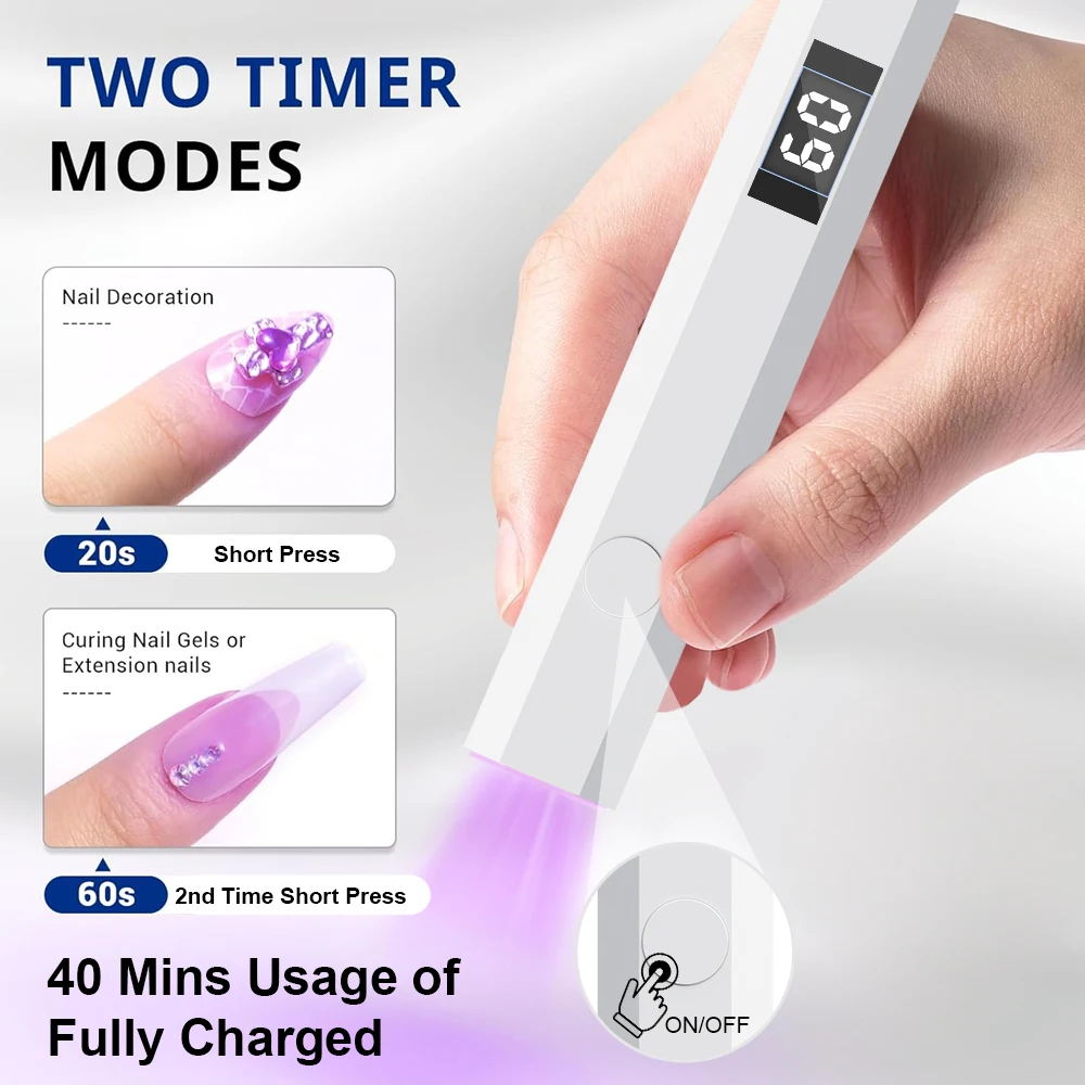HOMEFISH UV LEDネイルランプ、調整可能なブラケ - Uv Led Lamp Printer のレビューと価格