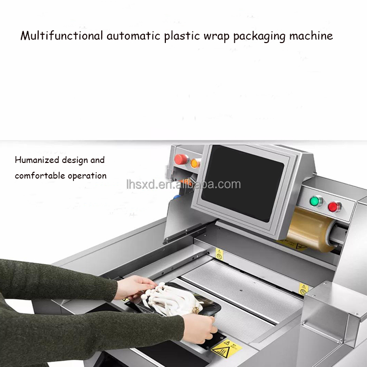 自動印刷機能付きホット商業用プラスチックラップ自動計量包装機 - Commercial Wrap Printing のレビューと価格