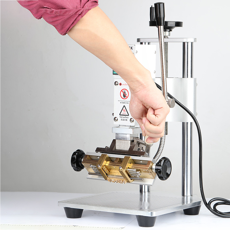 ブロンズマシン ホットスタンピングマシン PVCレザー用位置 - Foil Transfer Machine のレビューと価格