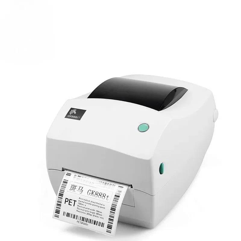 オリジナルと新しいゼブラ GK888T バーコード プリンタ - Commercial Printing News のレビューと価格